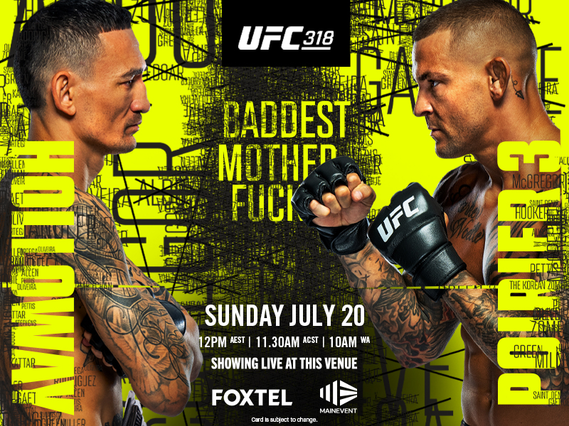 UFC 318 | Max Holloway v Dustin Poirer 3